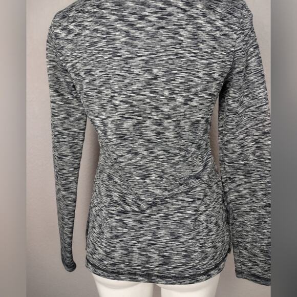 Athleta Gray Coastal Spacedye Fleece Pullover Size Small - Picture 13 of 16